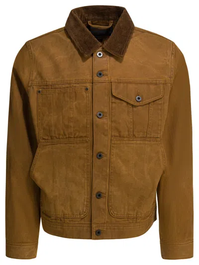 Filson "short Cruiser" Lightweight Jacket In Brown