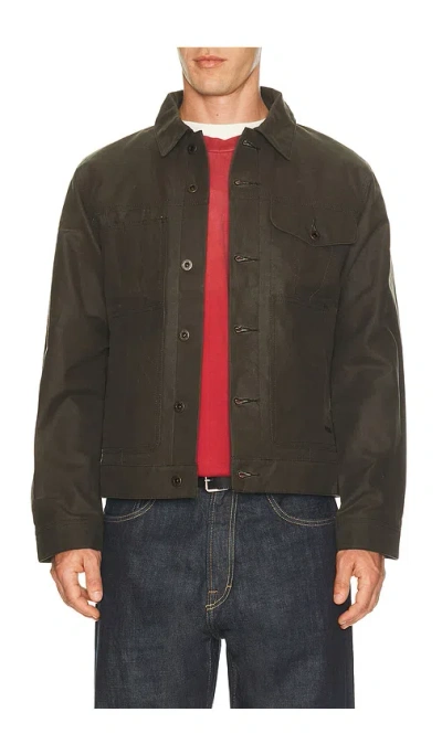 Filson Short Lined Cruiser Jacket In Green
