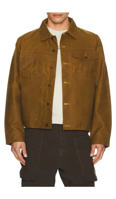 Filson Short Lined Cruiser Jacket In Brown