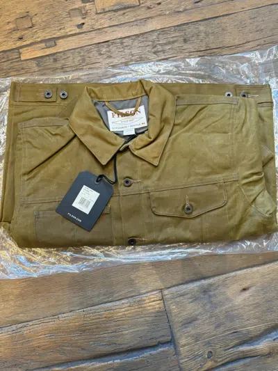 Pre-owned Filson Short Lined Cruiser Large Imported Dark Tan 20232928 In Brown