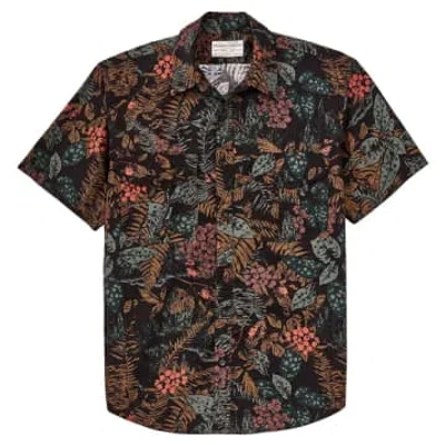 Filson Short Sleeve Washed Feather Cloth Shirt In Multi