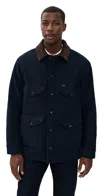Filson Spokane Insulated Cruiser Coat Navy In Blue