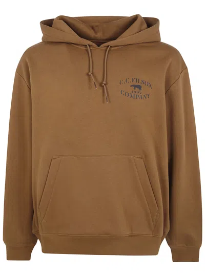 Filson Sweatshirt Men Color Brown In Orange
