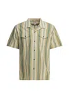 Filson Striped Short-sleeve Shirt In Green