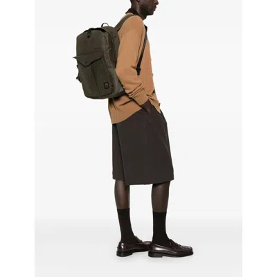 Filson Suede Backpack In Green