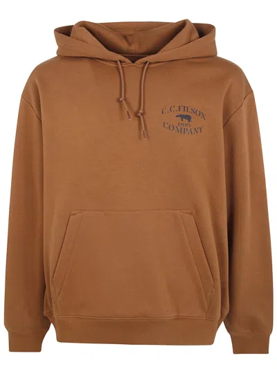 Filson Sweatshirt Men Color Brown In Orange