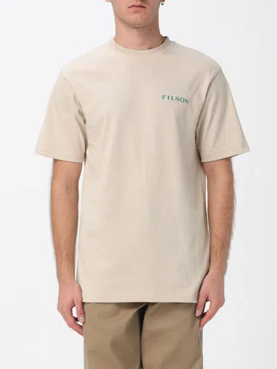 FILSON T-SHIRT FILSON MEN COLOR IVORY,H71682044