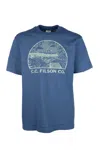 Filson Graphic-print T-shirt In Lighr Blue