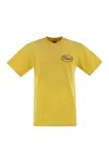 Filson T-shirt With Graphics On Chest And Back In Yellow