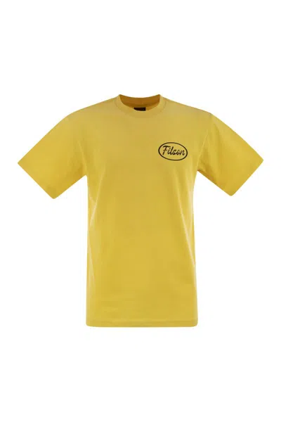 FILSON FILSON T-SHIRT WITH GRAPHICS ON CHEST AND BACK