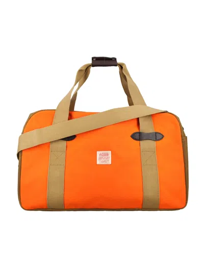 Filson Duffle Bag In Dk Tan Orange