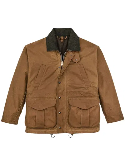 Filson Tin Cloth Oil Finish Coat For Men In Brown