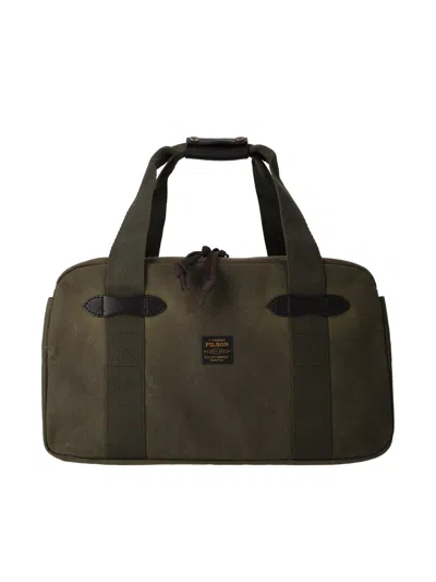 Filson Tin Cloth Small Duffle Bag In Green
