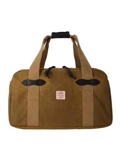 Filson Tin Cloth Small Duffle Bag In Brown
