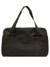 Filson Tin Cloth Medium Duffle Bag In Black