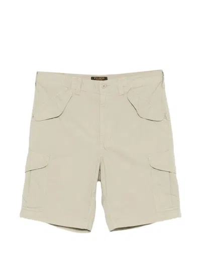 Filson Tropical Multiple-pocket Cargo Shorts In Neutral