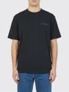 Filson Cotton T-shirt With Patch Pocket In Black