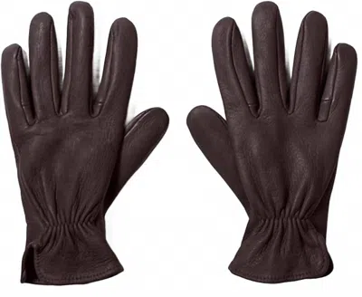 Filson Unisex Original Deer Gloves In Brown