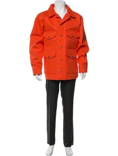 Pre-owned Filson Utility Jacket In Orange