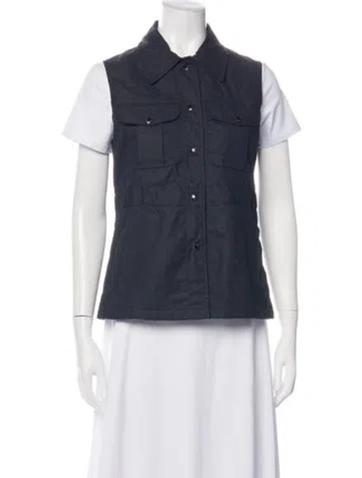 Pre-owned Filson Vest In Blue