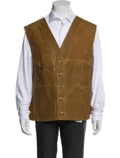 Pre-owned Filson Vest In Brown