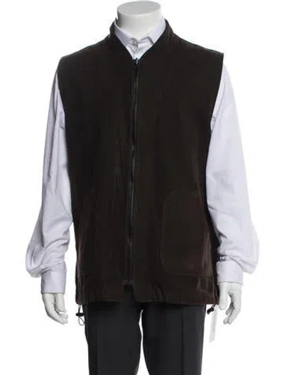 Pre-owned Filson Vest In Brown