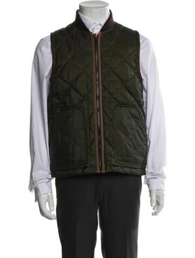 Pre-owned Filson Vest In Green