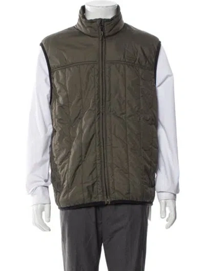 Pre-owned Filson Vest In Green