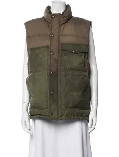 Pre-owned Filson Vest In Green