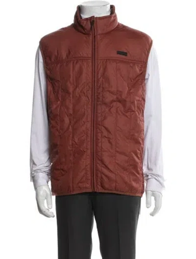 Pre-owned Filson Vest In Red