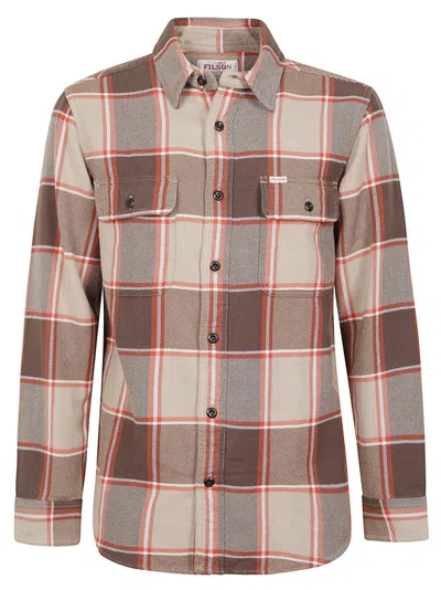 Filson Vintage Flannel Work Shirt In Multi