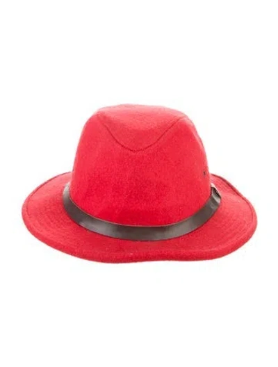 Pre-owned Filson Virgin Wool Hat In Red