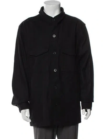 Pre-owned Filson Virgin Wool Utility Jacket In Black