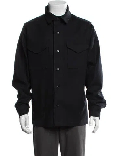 Pre-owned Filson Virgin Wool Utility Jacket In Black