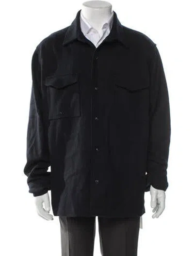 Pre-owned Filson Virgin Wool Utility Jacket In Gray