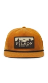 Filson Waxed Trucker Cap In Brown