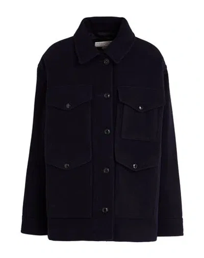 Filson Woman Jacket Midnight Blue Size M Wool