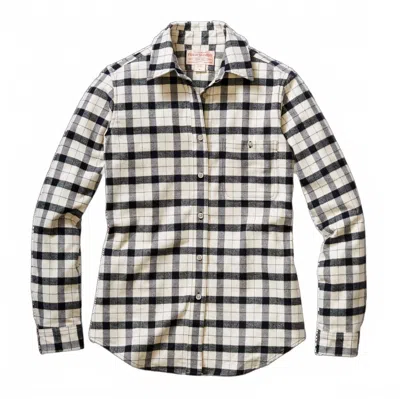 Filson Women's Alaskan Guide Shirt In Cream/black