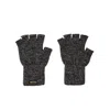 Filson Women's Fingerless Knit Gloves In Charcoal