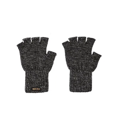Filson Women's Fingerless Knit Gloves In Charcoal