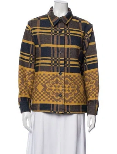 Pre-owned Filson Wool Plaid Print Jacket In Multi