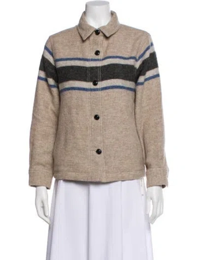 Pre-owned Filson Wool Striped Jacket In Neutral