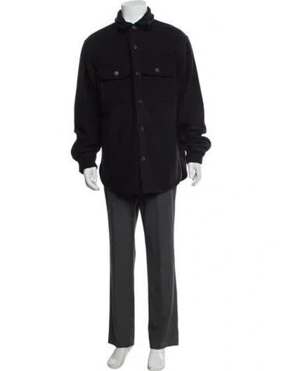 Pre-owned Filson Wool Utility Jacket In Black