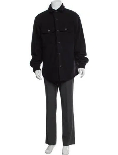 Pre-owned Filson Wool Utility Jacket In Black