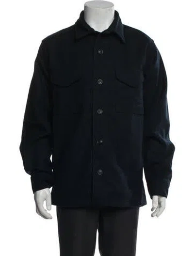 Pre-owned Filson Wool Utility Jacket In Blue