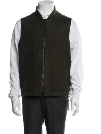 Pre-owned Filson Wool Vest In Green