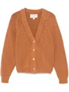 Filson Rustic Cotton Cardigan In 638 Chestnut