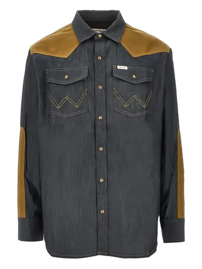 Filson X Wrangler Wild Adventure Shirt In Blue