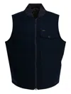 Filson Wool Blend Sleeveless Jacket In Black
