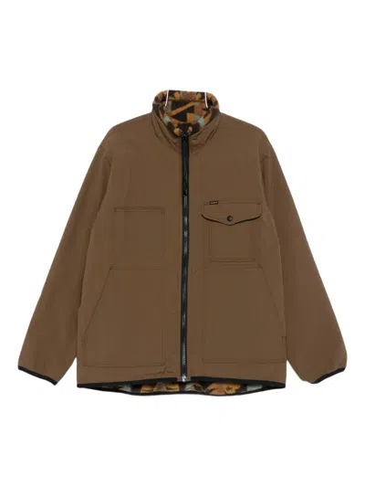 Filson Zip-up Bomber Jacket In Brown